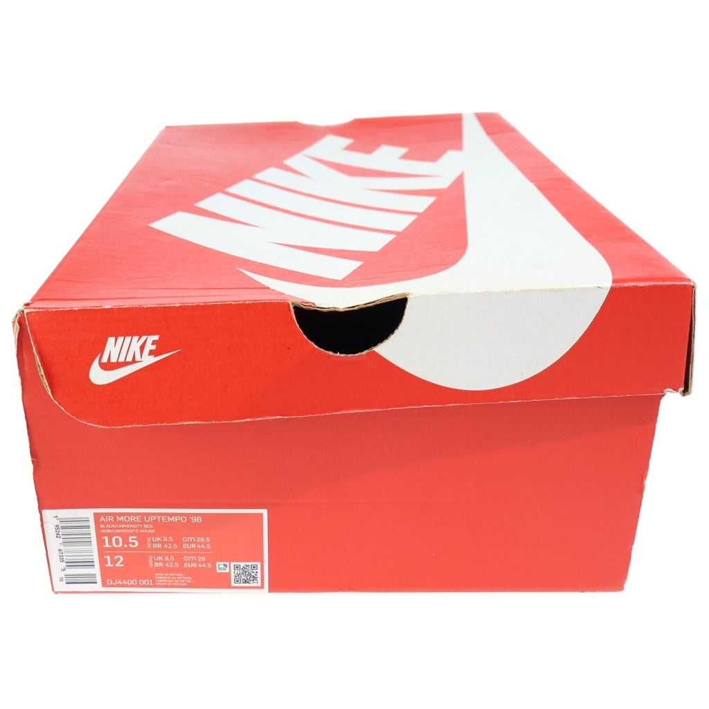 NIKE(ナイキ) AIR MORE UPTEMPO エアモアアップテンポ 96 ハイカットスニーカー ブラック/レッド/ネイビー US10.5/28.5cm DJ4400-001