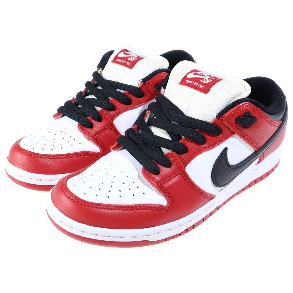 NIKE SB(ナイキエスビー) DUNK LOW PRO J-Pack Chicago ダンク シカゴ ローカットスニーカー レッド/ホワイト US7/25cm BQ6817-600