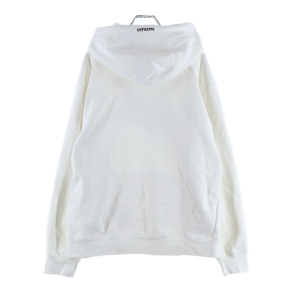 SUPREME(シュプリーム) 19AW ×NIKE Leather Applique Hooded Sweatshirt プルオーバースウェットパーカー フーディー CK6225-100