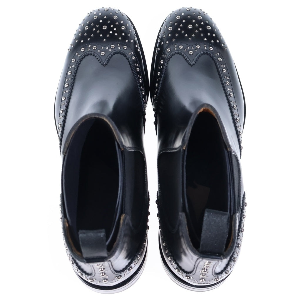 Church's(チャーチ) KETSBY MET ケツビーメット レザー スタッズ サイドゴアブーツ ブラック レディース DT0004 BT004