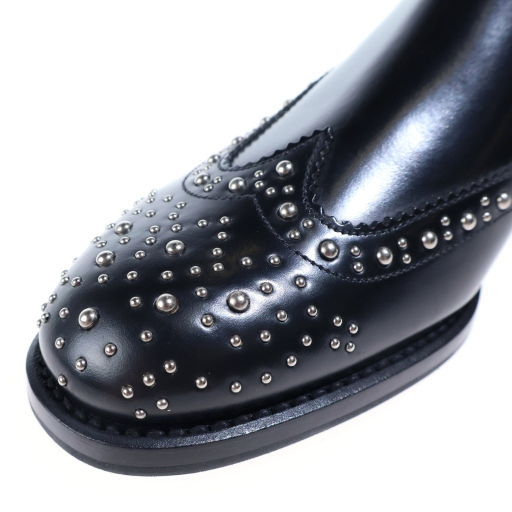 Church's(チャーチ) KETSBY MET ケツビーメット レザー スタッズ サイドゴアブーツ ブラック レディース DT0004 BT004