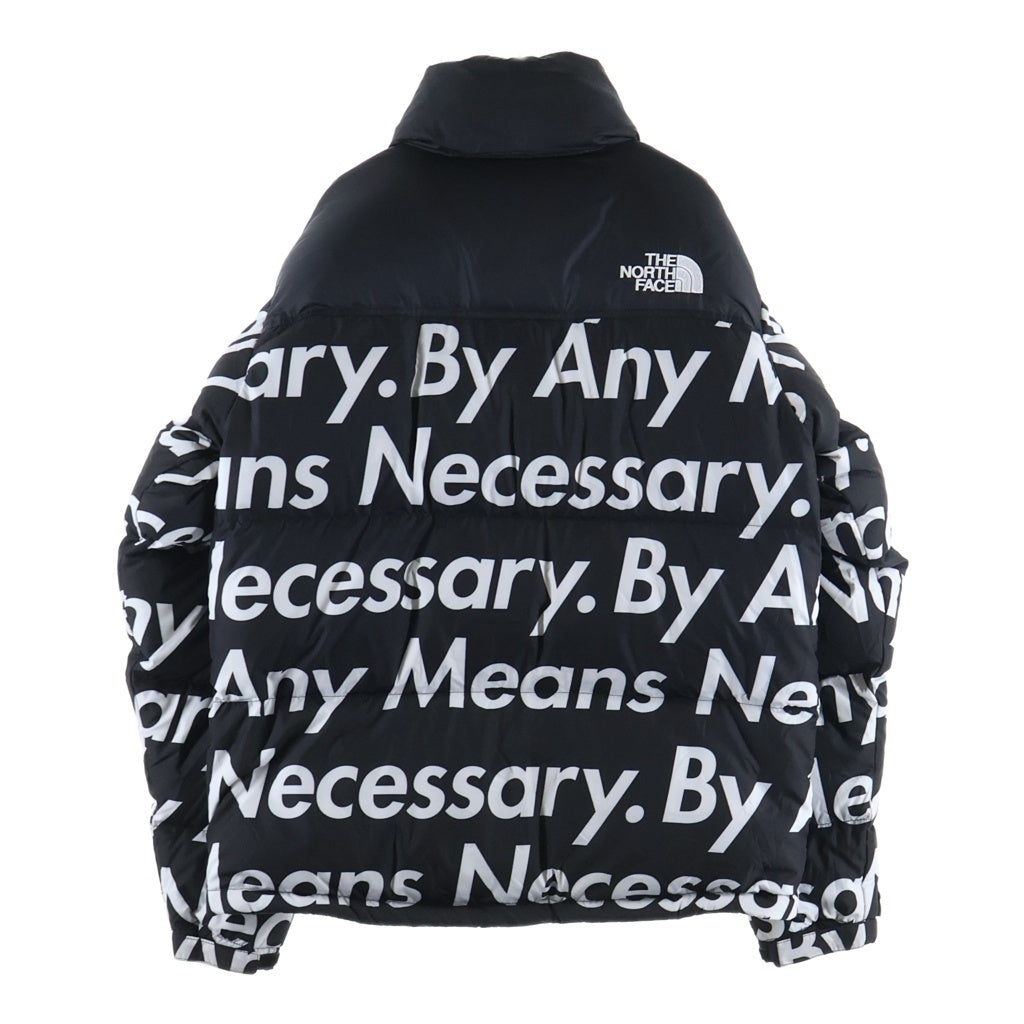 SUPREME(シュプリーム) 15AW ×THE NORTH FACE By Any Means Necessary Nuptse Jacket ザノースフェイス バイエニーミーンズネセサリー ヌプシダウンジャケット ブラック ND51551I