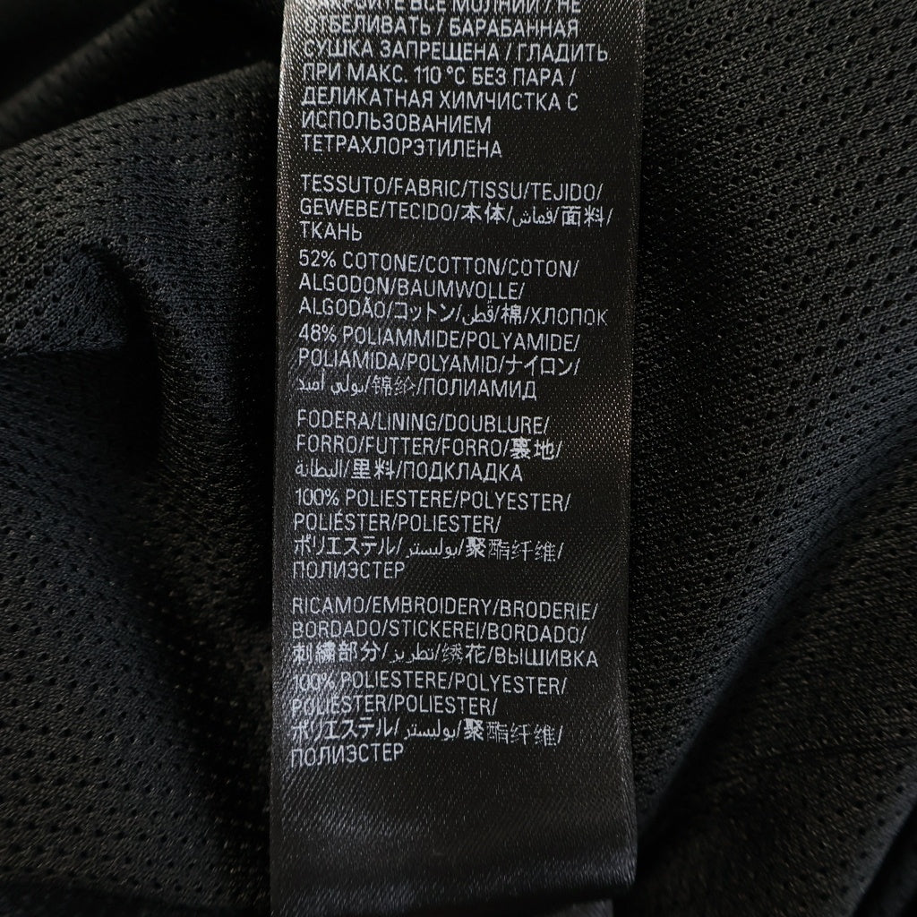 BALENCIAGA(バレンシアガ) 24SS TRACK JACKET オフショルダートラックジャケット ジップアップブルゾン ブラック/レッド 790756 TPQ38