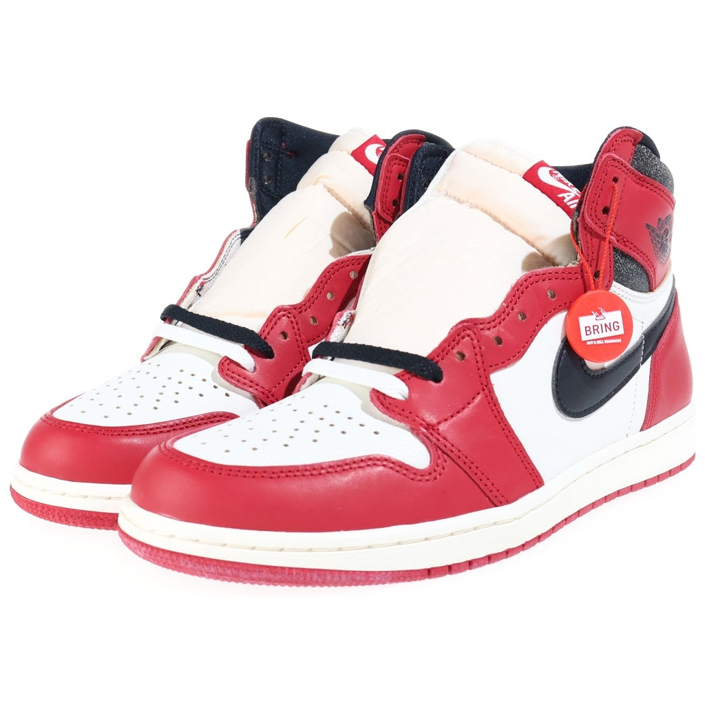 NIKE(ナイキ) AIR JORDAN 1 HIGH OG CHICAGO LOST&FOUND エアジョーダン1 シカゴ ロストアンドファウンド ハイカットスニーカー US10.5/28.5cm DZ5485-612