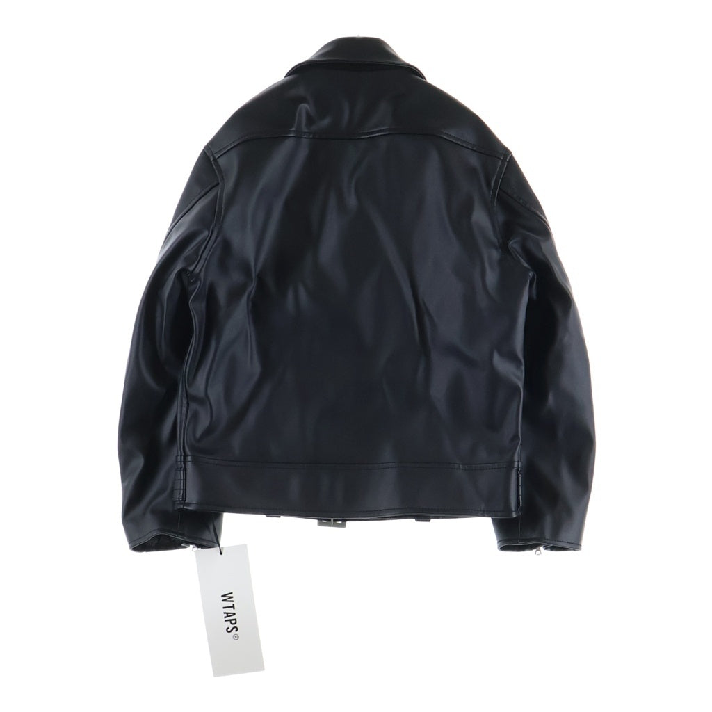 WTAPS(ダブルタップス) 23AW SYNTHETIC VANCE JACKET シンセティック ヴァンス ダブルライダース ジャケット ブラック 232BRDT-JKM07
