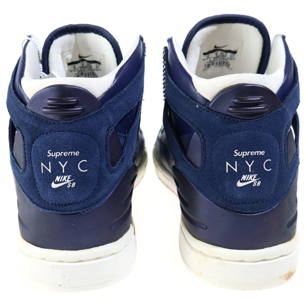 NIKE(ナイキ) 【観賞用 2011年製】 ×SUPREME ZOOM AIR 94 HI シュプリーム ズームエア ハイカットスニーカー ネイビー US9/27cm 428927-400