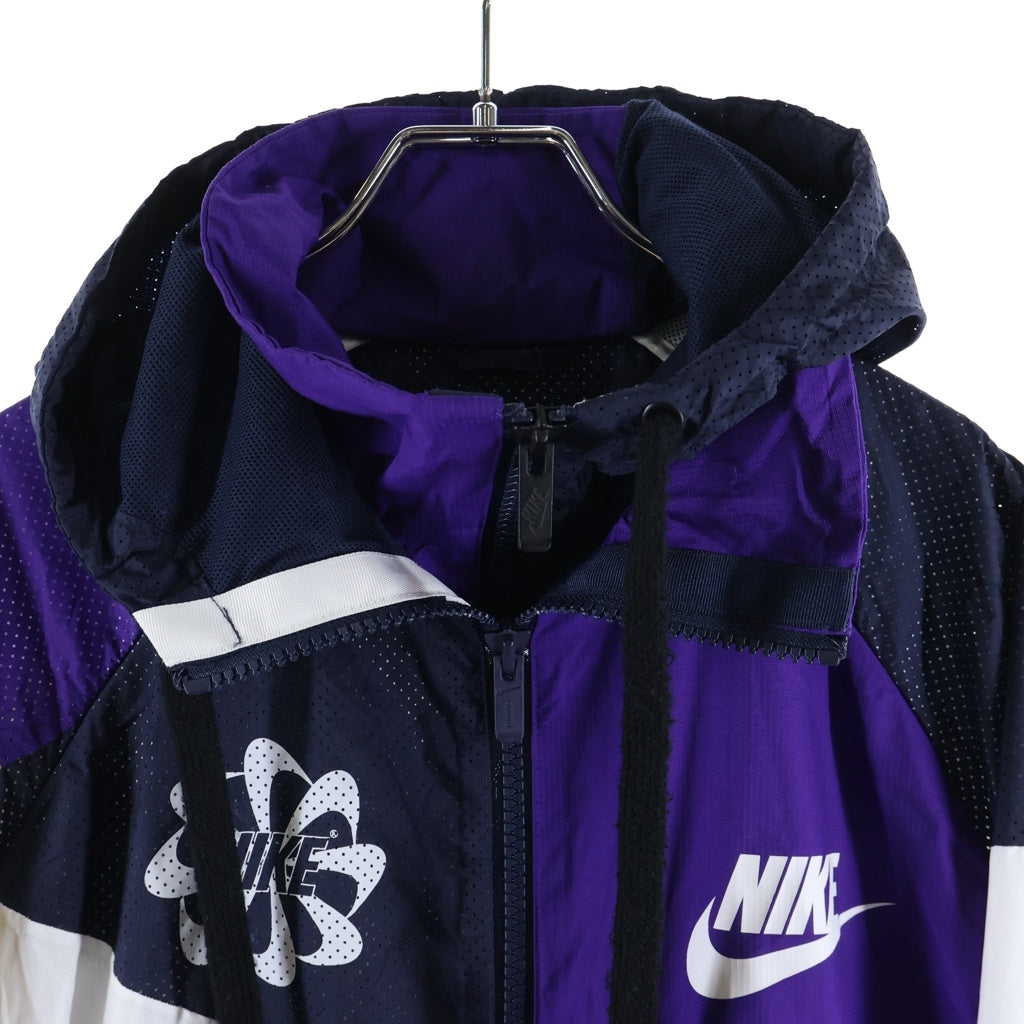 NIKE(ナイキ) ×SACAI HOODED ANORAK サカイ ナイロン 再構築 ロゴプリント フーデッド アノラック ジャケット マルチカラー CD6298-451