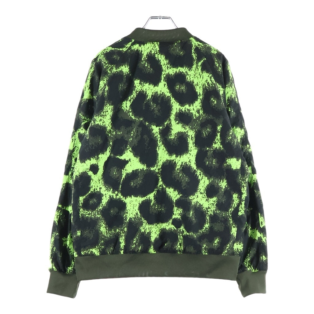 NIKE(ナイキ) 15SS ×F.C.R.B SDLN REVBL WARM UP JACKET ロゴエンブロイダリー ワッペン リバーシブル ウォームアップ ジャケット カーキ/イエロー 716117-710