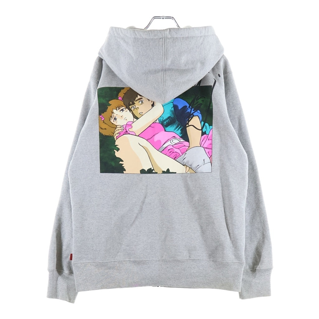 SUPREME(シュプリーム) 15AW ×Toshio Maeda Overfiend Zip Up Hooded Sweatshirt 前田俊夫 オーバーフィーンド ジップアップ フーデッド スウェットシャツ グレー