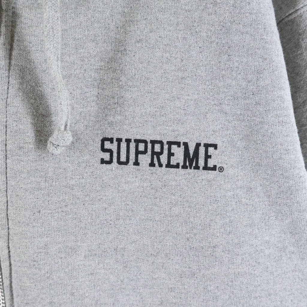SUPREME(シュプリーム) 15AW ×Toshio Maeda Overfiend Zip Up Hooded Sweatshirt 前田俊夫 オーバーフィーンド ジップアップ フーデッド スウェットシャツ グレー