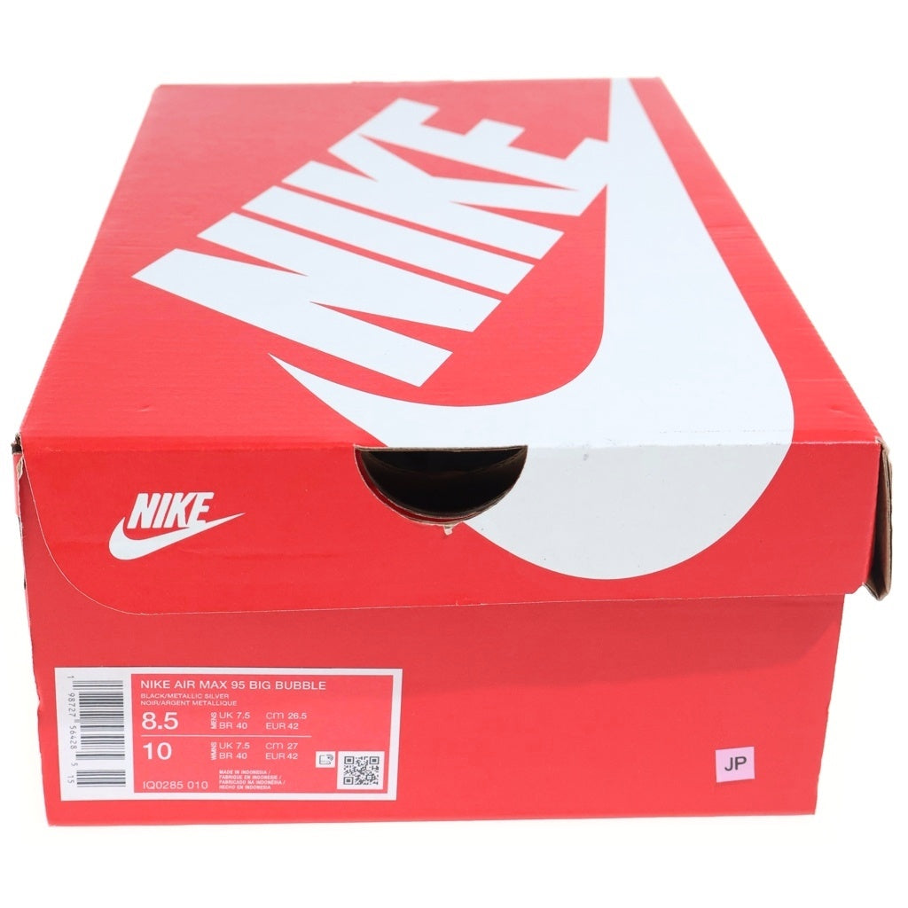 NIKE(ナイキ) AIR MAX 95 BIG BUBBLE BLACK/LIME BLAST エアマックス ビッグバブル ライムブラスト ローカットスニーカー ブラック US8.5/26.5cm IQ0285-010