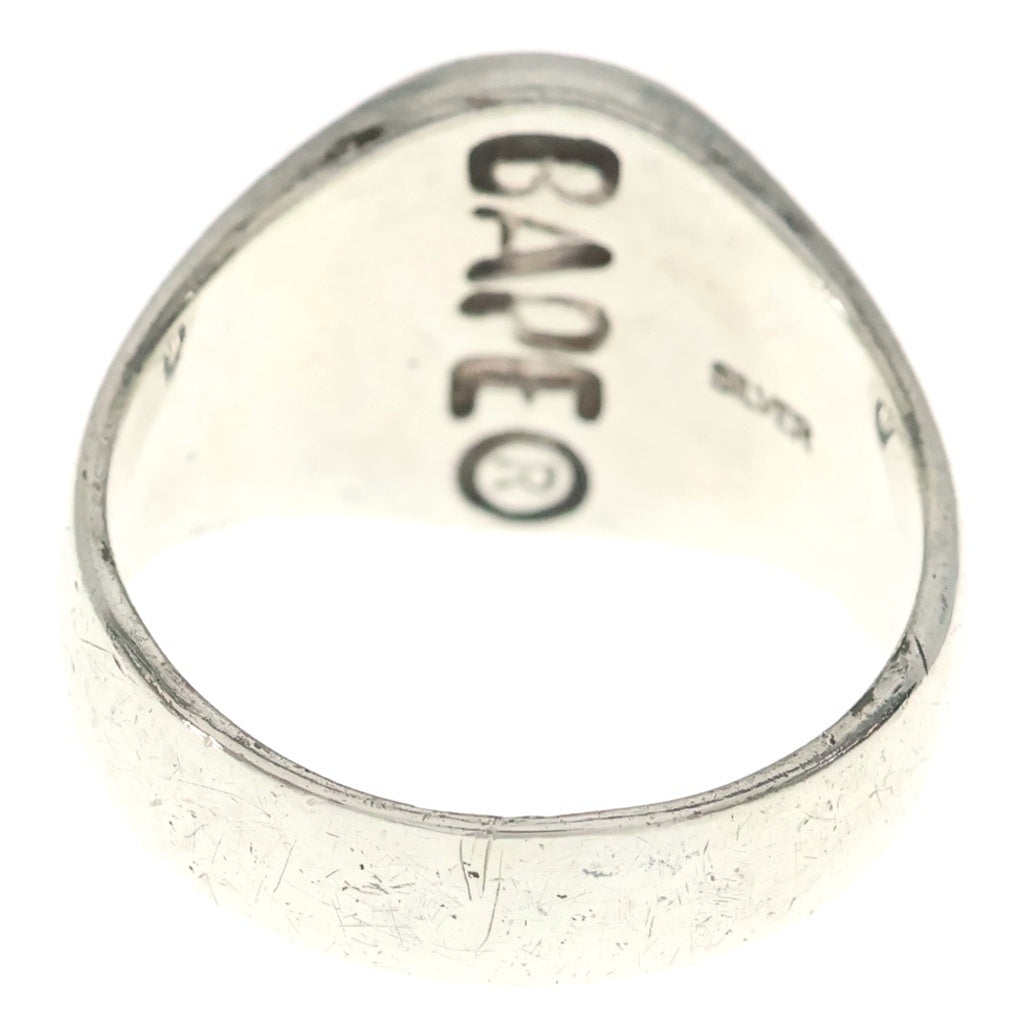 A BATHING APE(アベイシングエイプ) APE HEAD SIGNET RING エイプ ヘッド シグネット リング シルバー