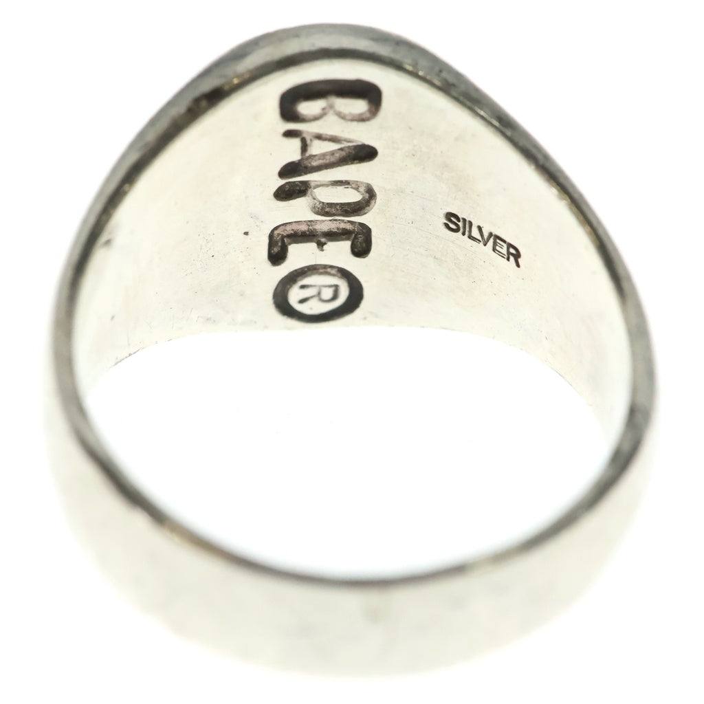 A BATHING APE(アベイシングエイプ) APE HEAD SIGNET RING エイプ ヘッド シグネット リング シルバー