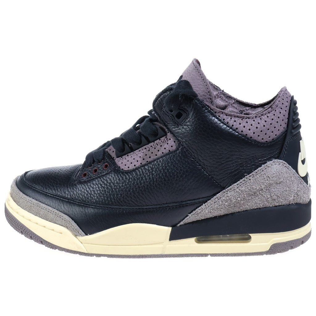 NIKE(ナイキ) ×A MA MANIERE WMNS AIR JORDAN 3 RETRO OG SP BLACK-FLAT PEWTER アママニエール エアジョーダン レトロ ハイカットスニーカー US10.5/27.5cm FZ4811-001