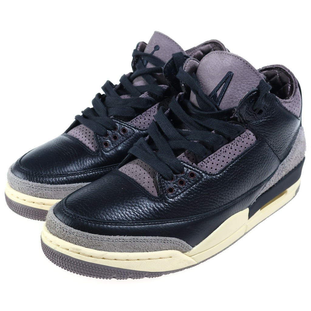 NIKE(ナイキ) ×A MA MANIERE WMNS AIR JORDAN 3 RETRO OG SP BLACK-FLAT PEWTER アママニエール エアジョーダン レトロ ハイカットスニーカー US10.5/27.5cm FZ4811-001