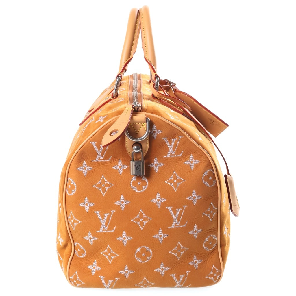 LOUIS VUITTON(ルイヴィトン) スピーディ P9 バンドリエール 40 ヌバックカーフレザー モノグラム ボストンバッグ ショルダーバッグ 2WAY シルバー金具 RFID M11569
