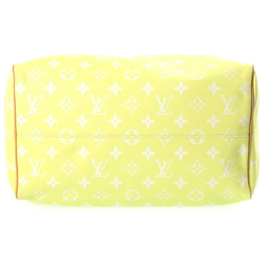 LOUIS VUITTON(ルイヴィトン) Speedy Bandouliere スピーディ P9 バンドリエール 40 モノグラム レザーボストンバッグ ショルダーバッグ 2WAY イエロー ゴールド金具 M24419