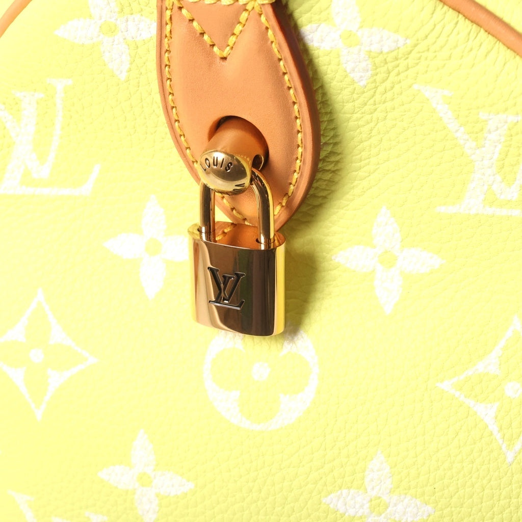 LOUIS VUITTON(ルイヴィトン) Speedy Bandouliere スピーディ P9 バンドリエール 40 モノグラム レザーボストンバッグ ショルダーバッグ 2WAY イエロー ゴールド金具 M24419