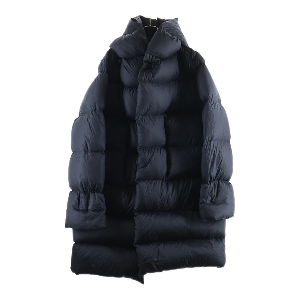 Rick Owens(リックオウエンス) 18AW SISYPHUS期 ジップアップフーデッドナイロンダウンジャケット レディース ブラック RP18F4916-EVD3