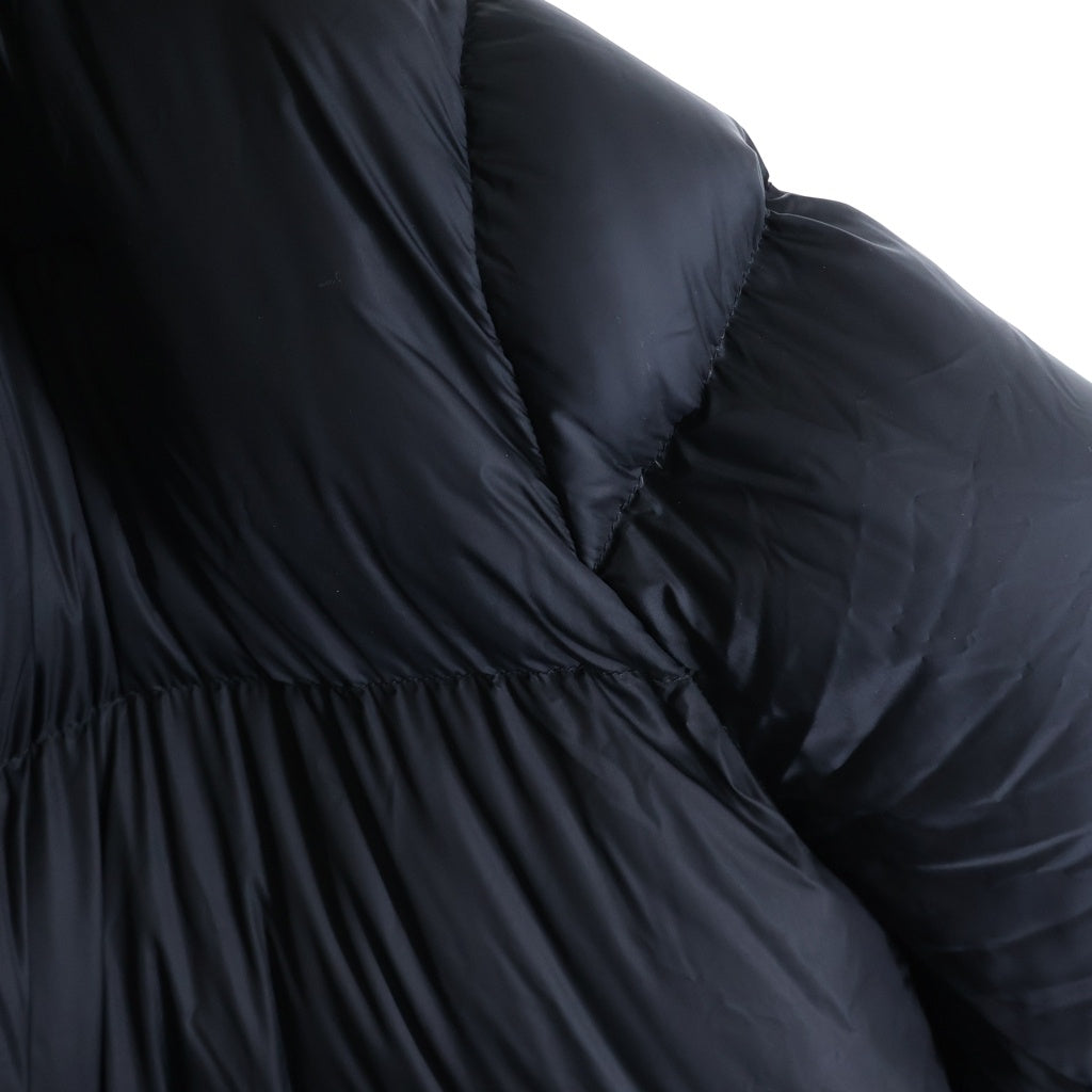 Rick Owens(リックオウエンス) 18AW SISYPHUS期 ジップアップフーデッドナイロンダウンジャケット レディース ブラック RP18F4916-EVD3