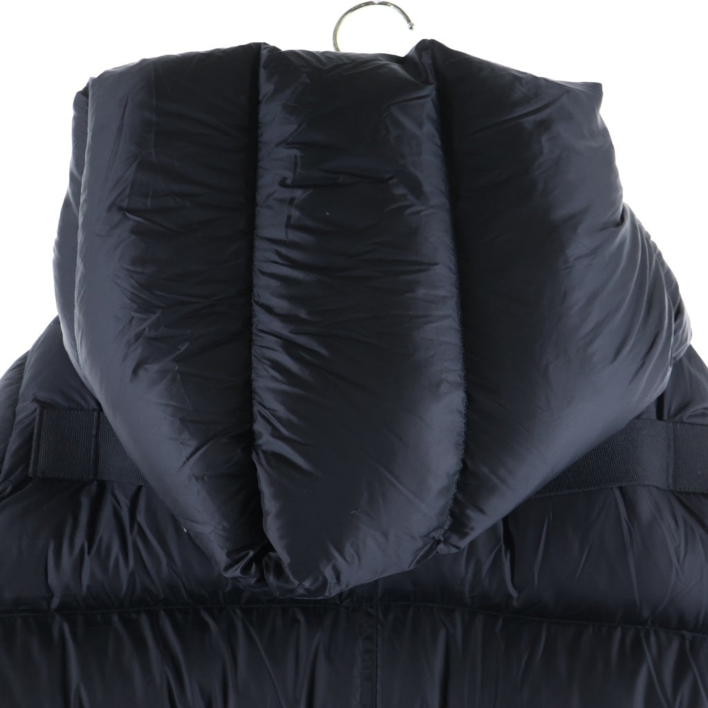 Rick Owens(リックオウエンス) 18AW SISYPHUS期 ジップアップフーデッドナイロンダウンジャケット レディース ブラック RP18F4916-EVD3