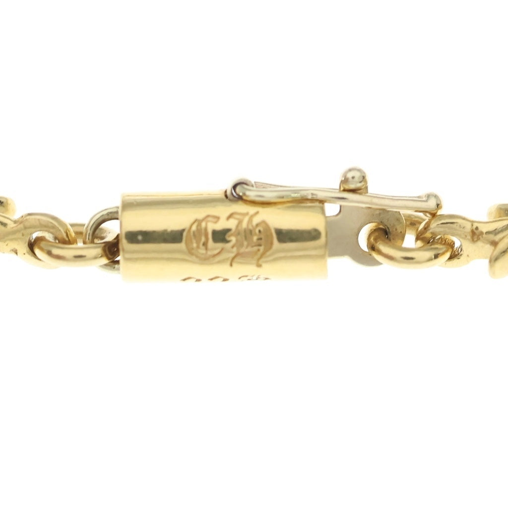 CHROME HEARTS(クロムハーツ) 22K TNY E CH PLS タイニーE CHプラス ブレスレット ゴールド BCA027