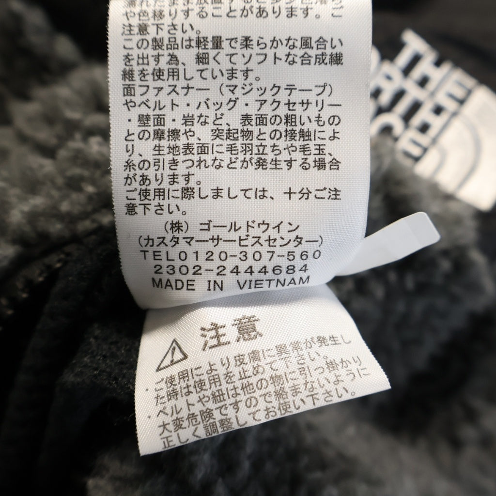 THE NORTH FACE(ザノースフェイス) REVERSIBLE EXTREME PILE CARDIGAN リバーシブル エクストリーム パイル カーディガン ブラック/グレー NP72334