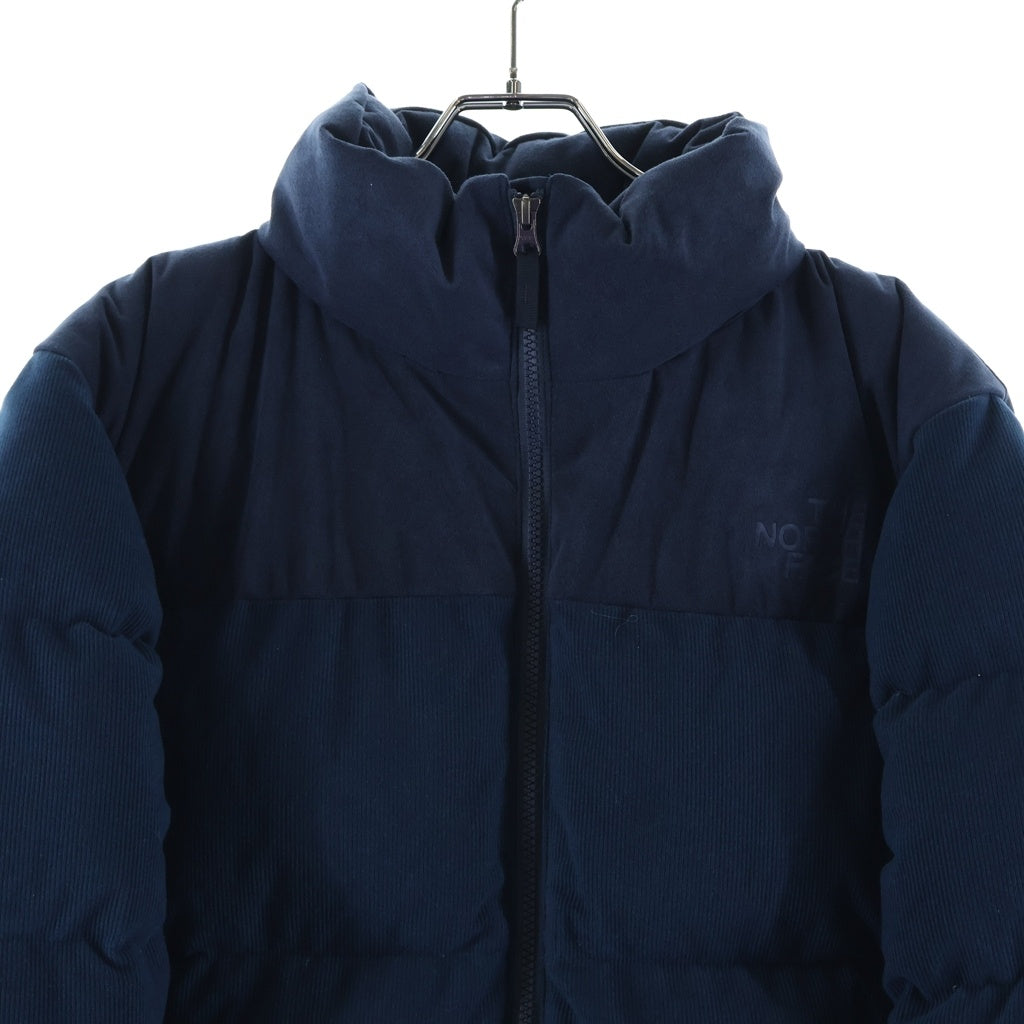 THE NORTH FACE(ザノースフェイス) CORDUROY NUPTSE JACKET コーデュロイ ヌプシ ジップアップダウンジャケット ブルー ND92231R