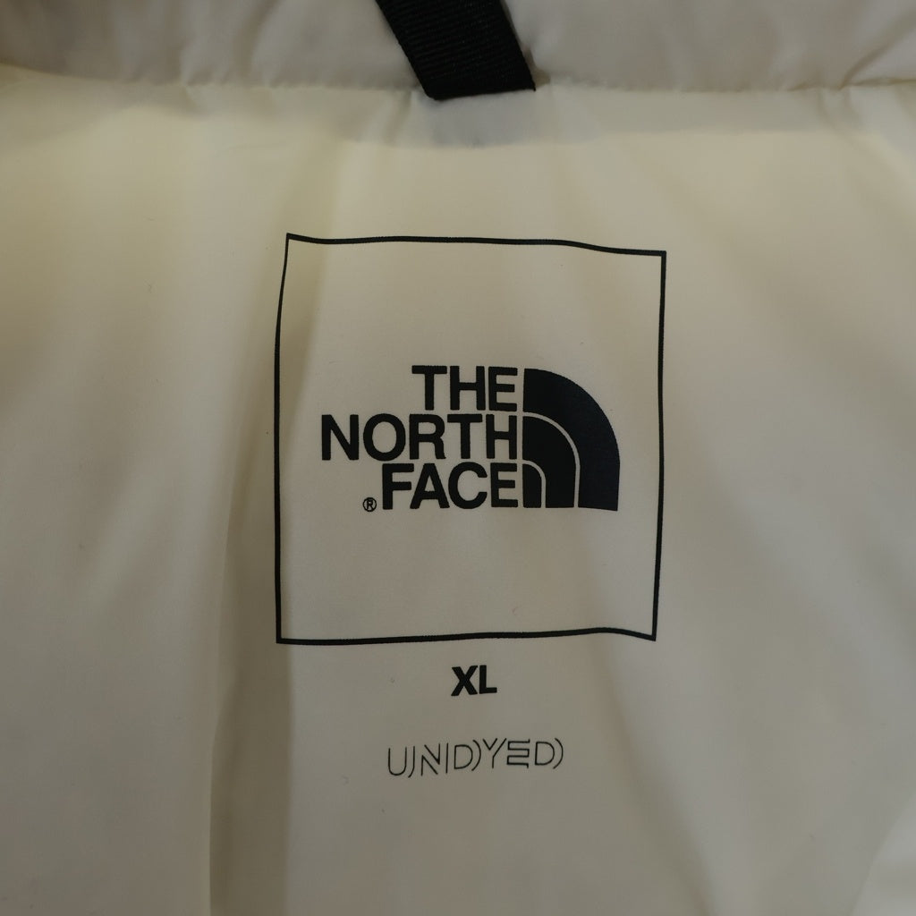 THE NORTH FACE(ザノースフェイス) UNDYED NUPTSE JACKET アンダイドヌプシ ジップアップダウンジャケット ホワイト ND92236