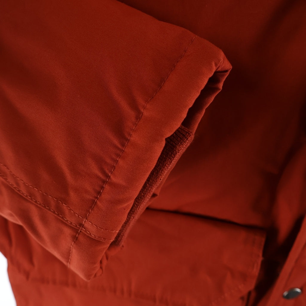 THE NORTH FACE PURPLE LABEL(ノースフェイスパープルレーベル) 65/35 LONG SEROW ロングセロー ファー付 ジップアップフーデッドダウンジャケット オレンジ ND2870N