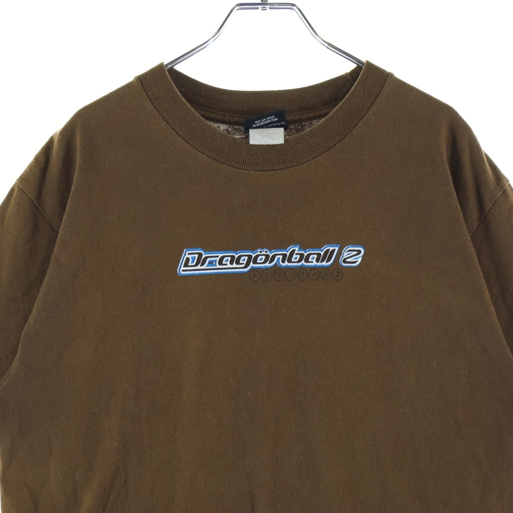 VINTAGE(ヴィンテージ) 00S DRAGON BALL Z GOGETA TEE ヴィンテージ ドラゴンボール ゴジータ 半袖クルーネックカットソー ブラウン