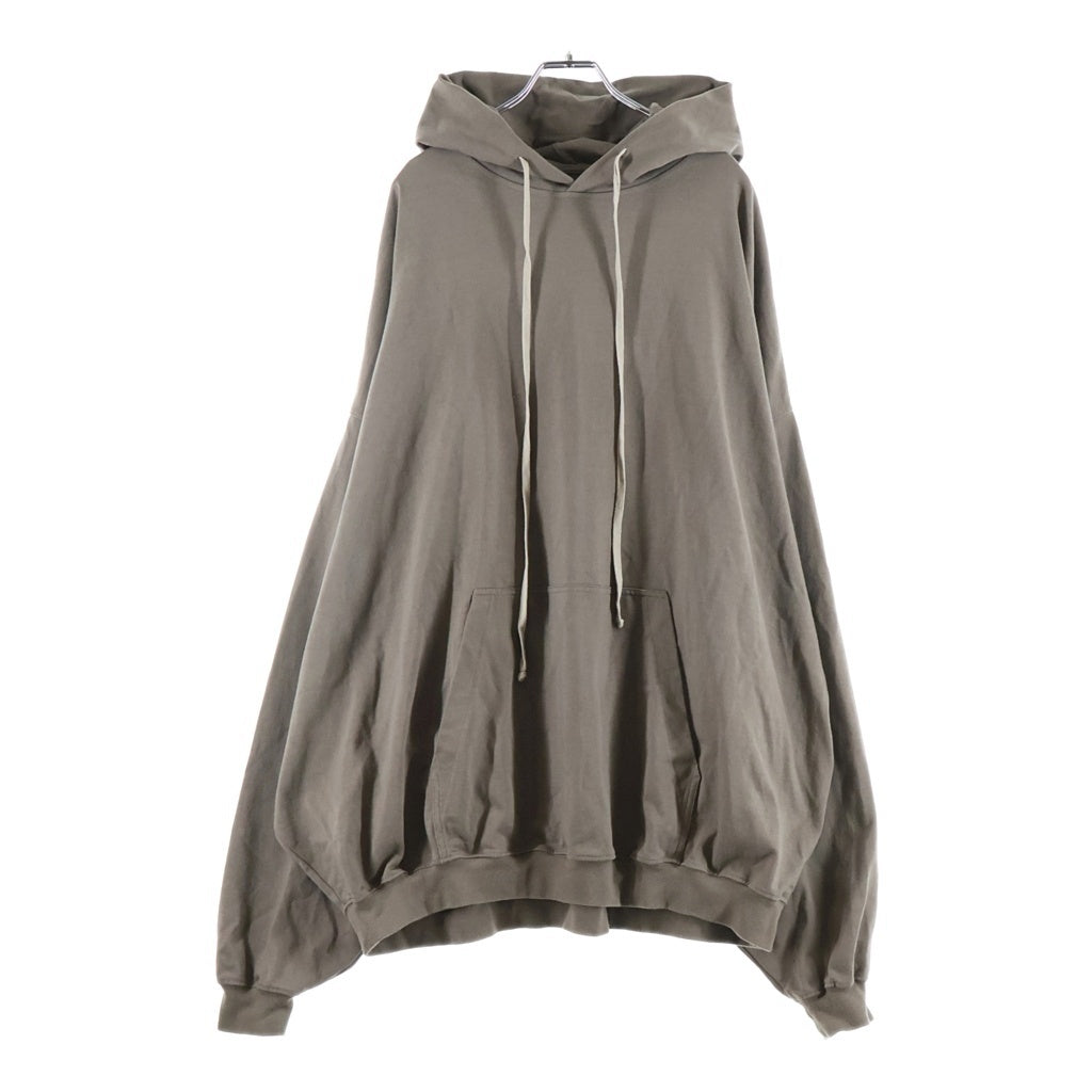Rick Owens(リックオウエンス) 26SS HUN HUUDIE ハン ビッグシルエット プルオーバースウェットパーカー フーディー ブラウン RU01F2288-BA