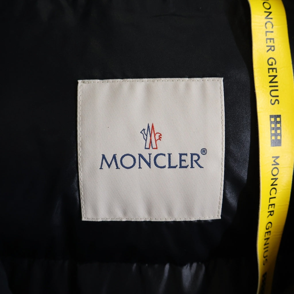 MONCLER(モンクレール) 21AW ×FRAGMENT DESIGN HANTIUM フラグメント デザイン ハンティウム フーデッドダウンジャケット ブラック G209U1A00017