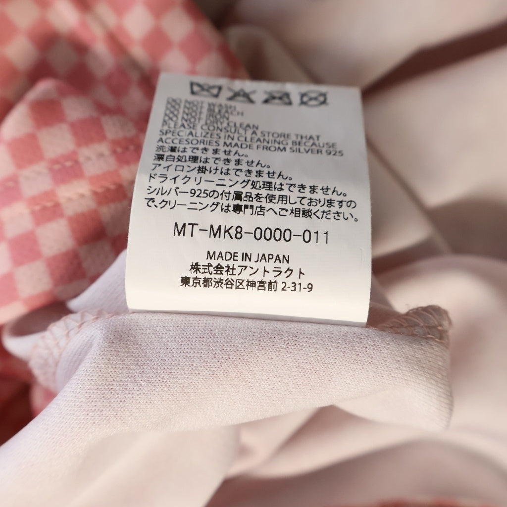 NO BRAND(ノーブランド) MONONOKE MADE (モノノケメイド) SOCCER SHIRT SAKURA 桜デザイン 半袖 サッカー ゲームシャツ ピンク MT-MK8-0000-011