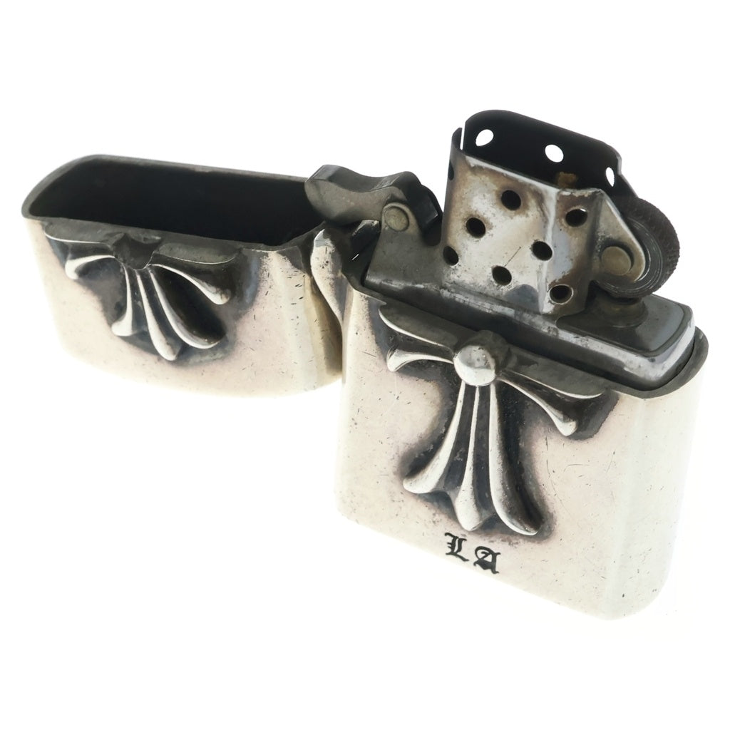 CHROME HEARTS(クロムハーツ) ZIPPO LIGHTERZ-V4 LA限定 スモールCHクロスジッポライター シルバー