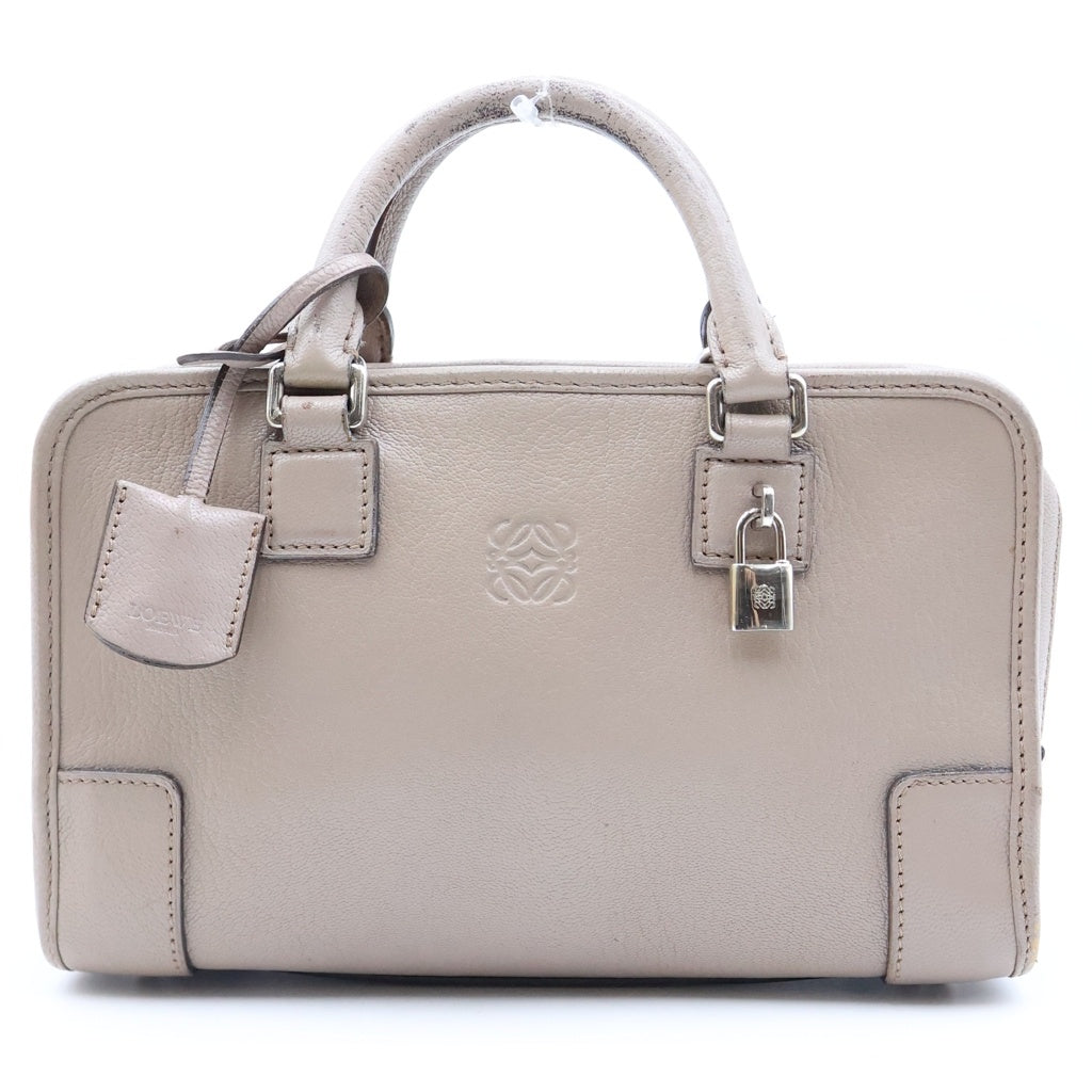 LOEWE(ロエベ) AMAZONA アマソナ23 レザー 2way ミニハンドバッグ ピンクベージュ 011302 レディース