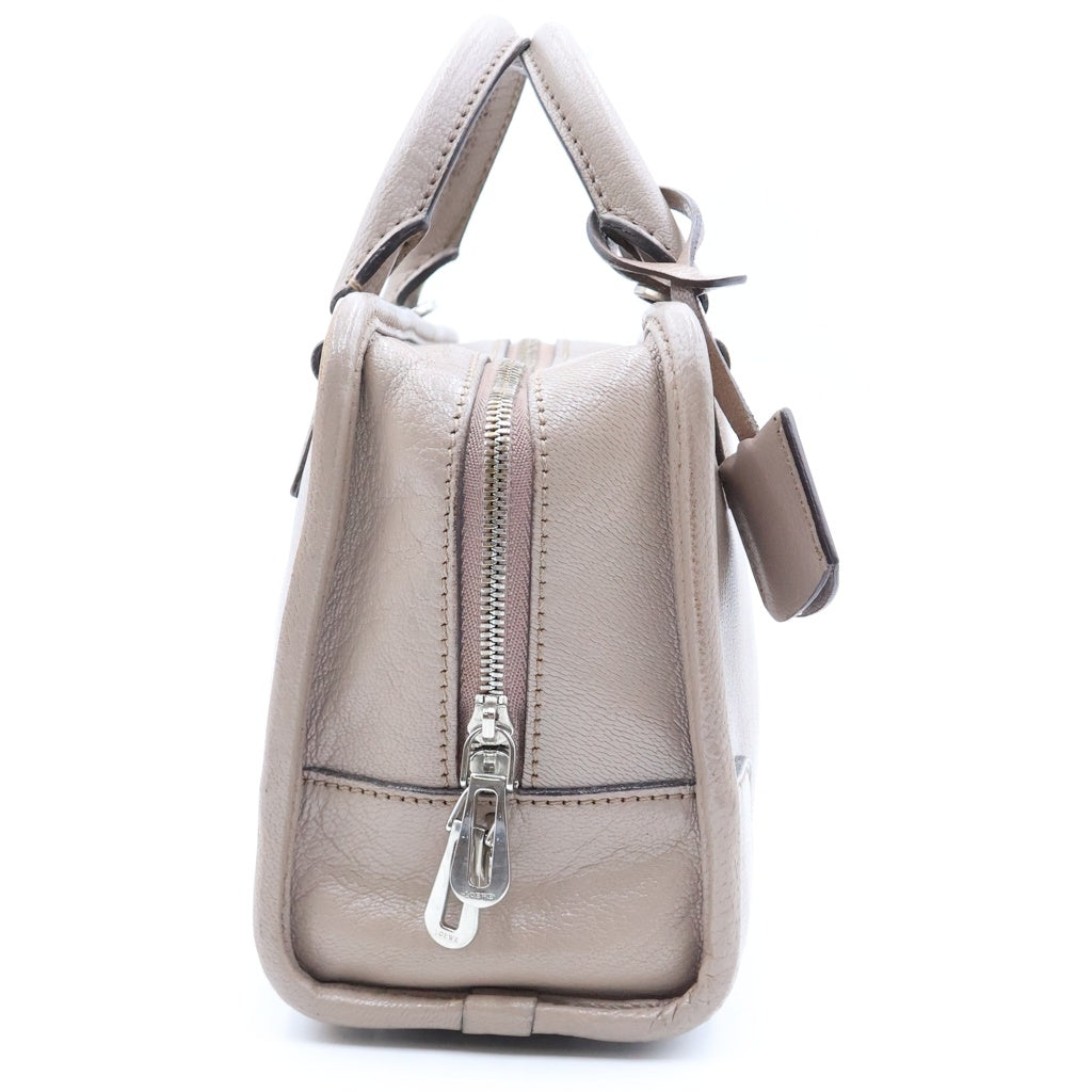 LOEWE(ロエベ) AMAZONA アマソナ23 レザー 2way ミニハンドバッグ ピンクベージュ 011302 レディース