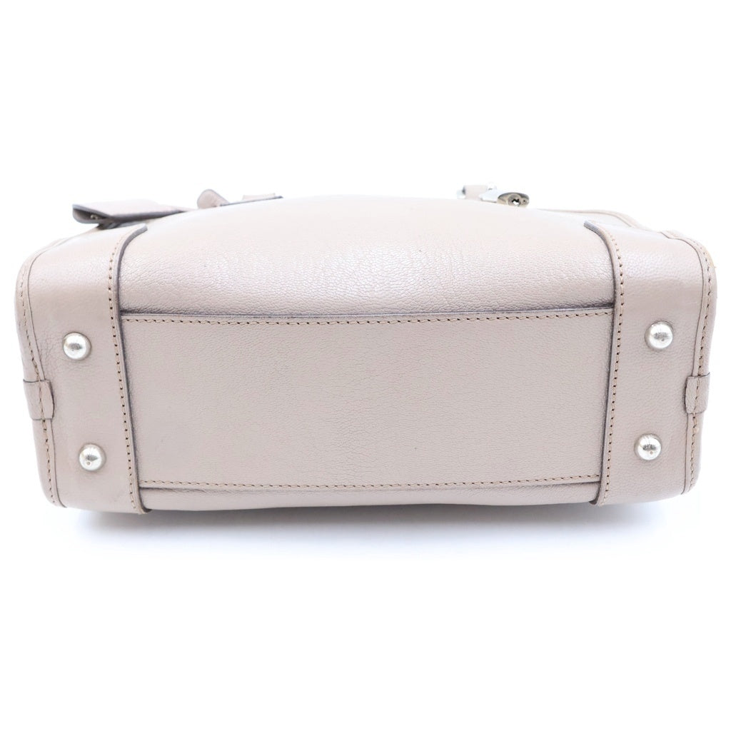 LOEWE(ロエベ) AMAZONA アマソナ23 レザー 2way ミニハンドバッグ ピンクベージュ 011302 レディース