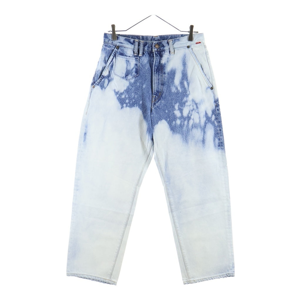 anachronorm(アナクローム) BLEACH DESIGN 80's WIDE DENIM PANTS ブリーチデザイン ワイドデニムパンツ インディゴ AN286