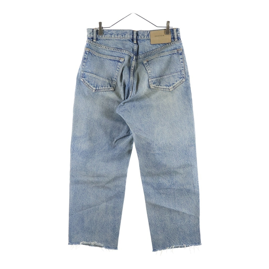 anachronorm(アナクローム) DAMAGED 80's WIDE TAPERED JEANS ダメージド ワイドテーパードジーンズ インディゴ AN221-R