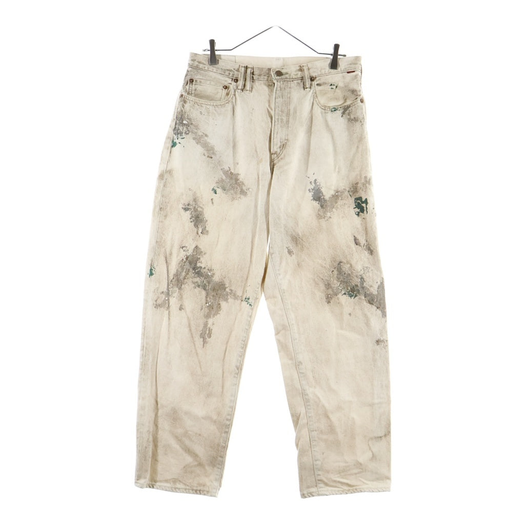 anachronorm(アナクローム) DIRT PAINT 80's WIDE 5P PANTS KINARI ダートペイント ワイドパンツ アイボリー AN246-W