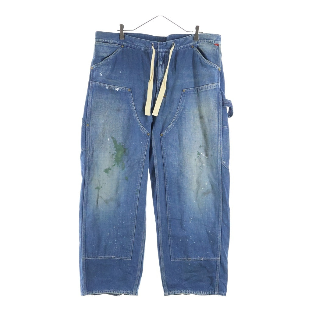 anachronorm(アナクローム) DENIM PAINTER EASY PANTS ユーズド加工 デニムペインター イージーパンツ インディゴ AN242-W