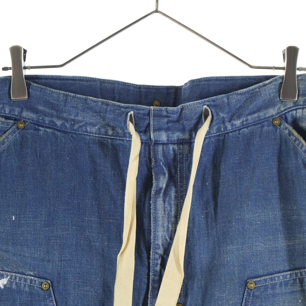 anachronorm(アナクローム) DENIM PAINTER EASY PANTS ユーズド加工 デニムペインター イージーパンツ インディゴ AN242-W
