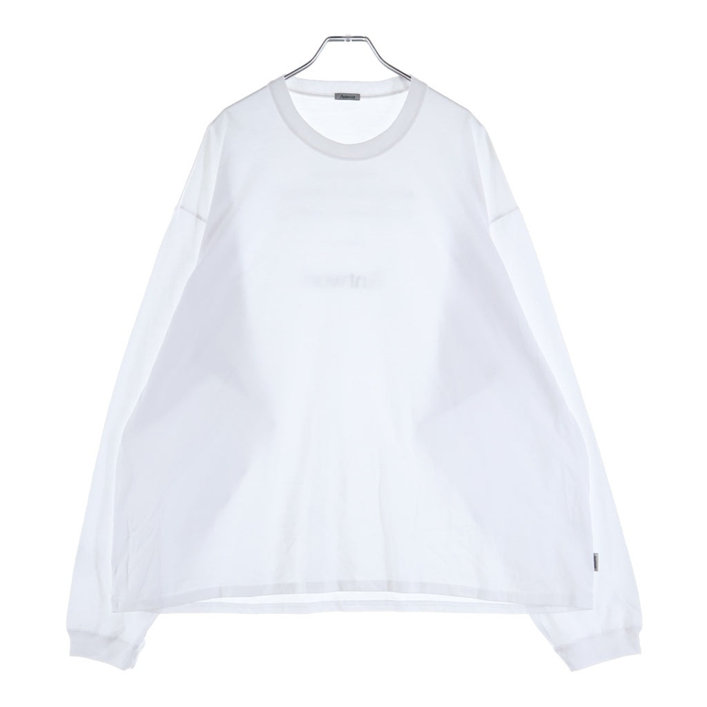 Antwort(アントワート) 25SS PROMOTION TEE バックプリント クルーネック長袖Tシャツ カットソー ホワイト