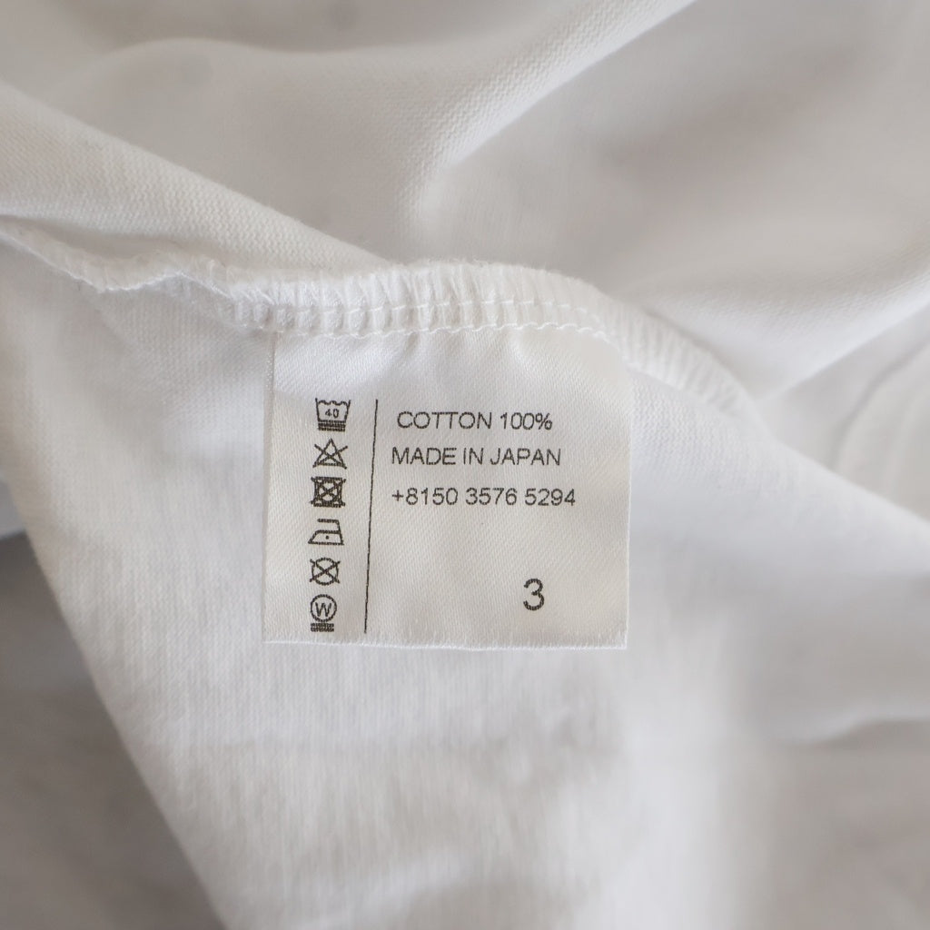 Antwort(アントワート) 25SS PROMOTION TEE バックプリント クルーネック長袖Tシャツ カットソー ホワイト