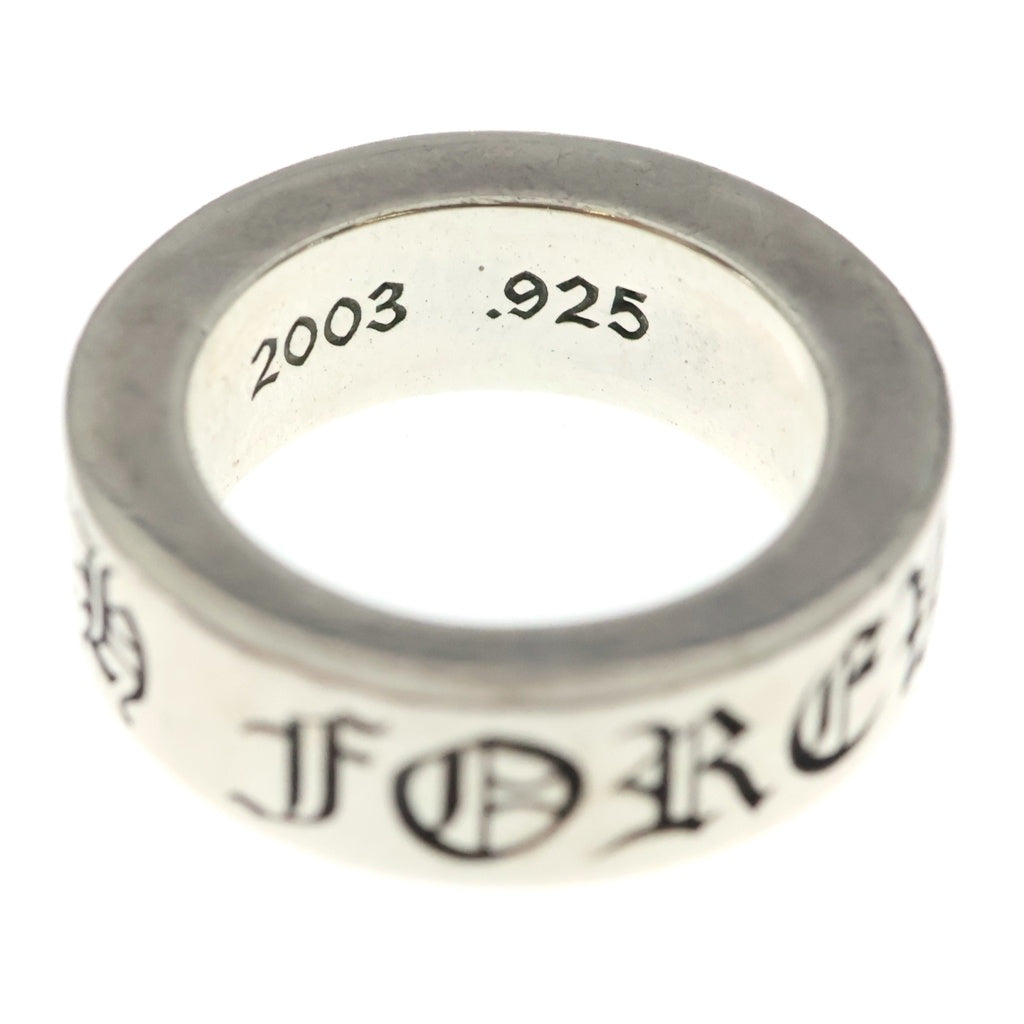 CHROME HEARTS(クロムハーツ) 6mm SPACER FOREVER 6mmスペーサーリング フォーエバーシルバーBCA337 レディース