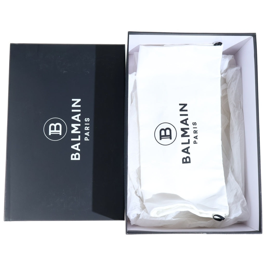 BALMAIN(バルマン) B-IT QUILTED LEATHER SLIDE SANDALS キルテッド レザー スライド シャワーサンダル ブラック AM0VL299