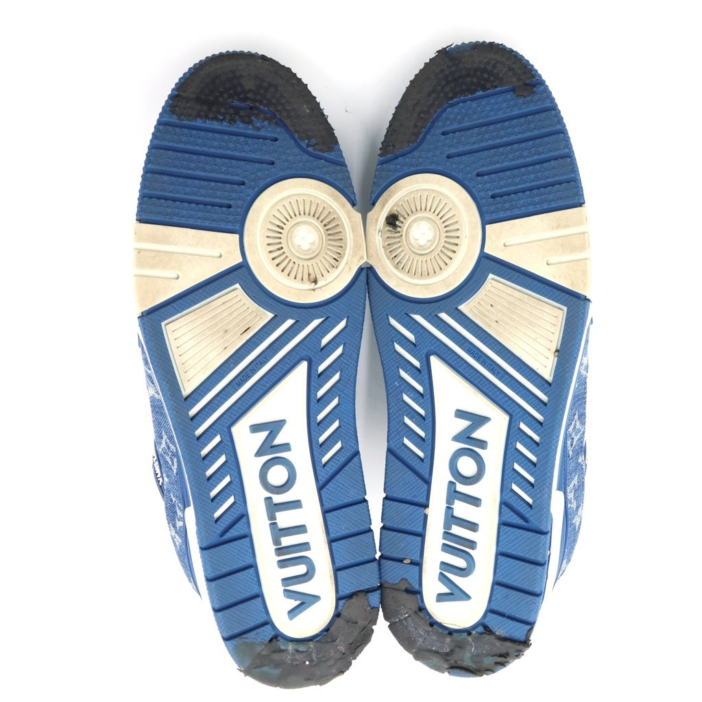 LOUIS VUITTON(ルイヴィトン) LV TRAINER LVトレイナー モノグラム デニム ローカットスニーカー インディゴ/ホワイト 1A9JGV