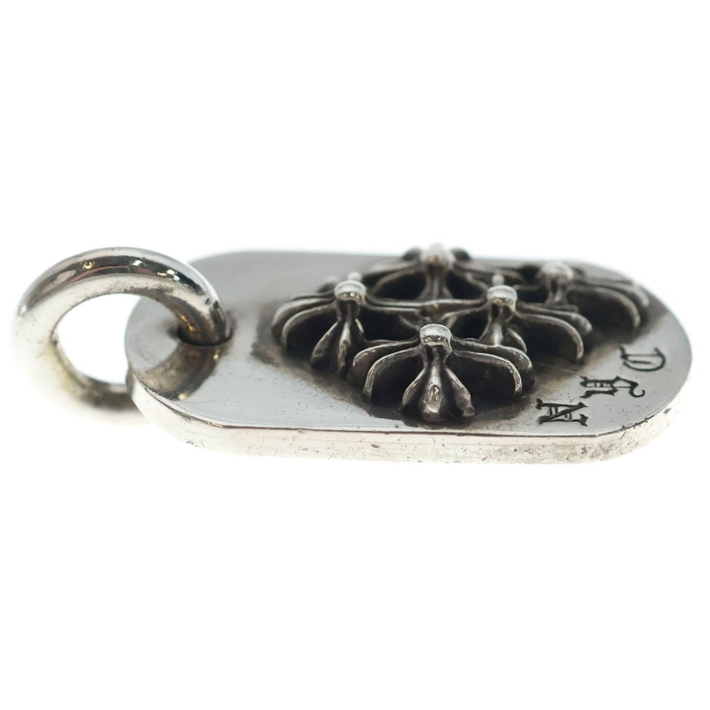 CHROME HEARTS(クロムハーツ) NYC RAISED CEM CRS DOG TAG レイズド セメタリークロス ドッグタグ ペンダントトップ シルバー