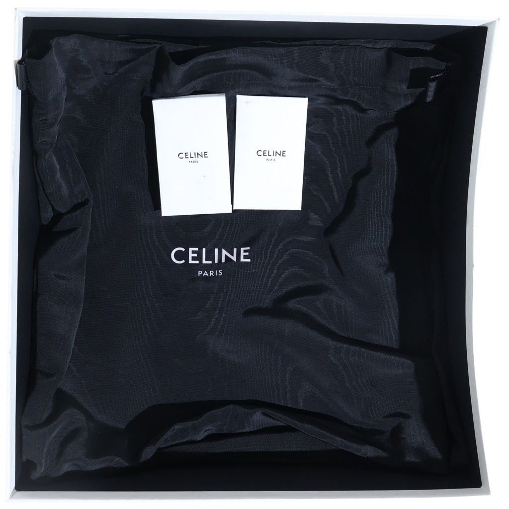 CELINE(セリーヌ) ダブルベルト コンバット レースアップブーツ ブラック